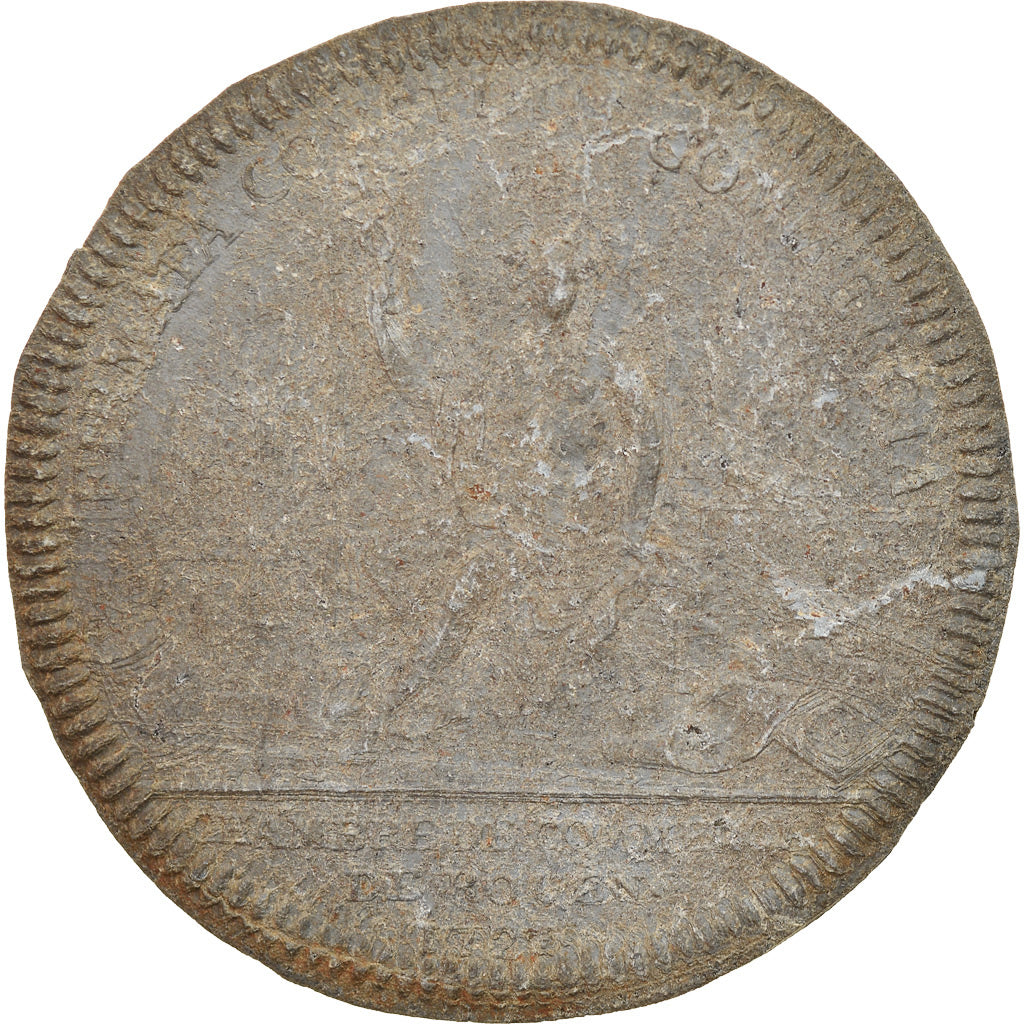 France, Token, Louis XV, Chambre de Commerce de Rouen, Epreuve Uniface de