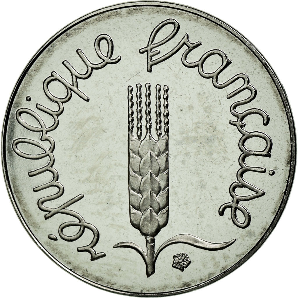 Coin, France, Épi, Centime, 1993, MS(65-70), Stainless Steel, KM:928