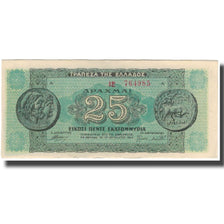 Banconote, Grecia, 25,000,000 Drachmai, 1944, KM:130a, BB