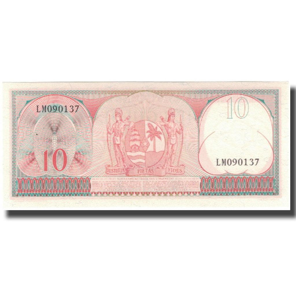 Banconote, Suriname, 10 Gulden, 1963-09-01, KM:121, FDS