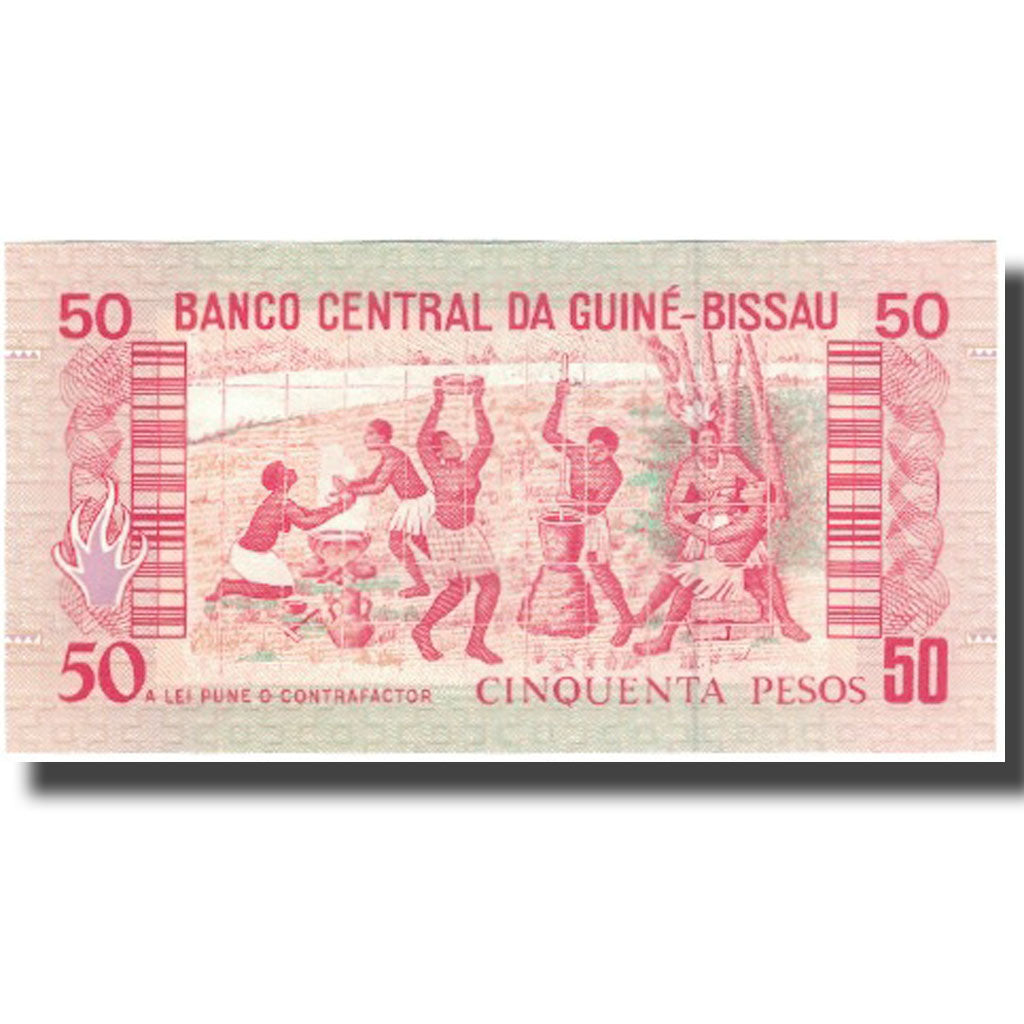 Banknote, Guinea-Bissau, 50 Pesos, 1990-03-01, KM:10, UNC(65-70)