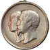 Francja, Medal, Naissance de Napoléon IV, Quinaire, 1856, EF(40-45), Srebro