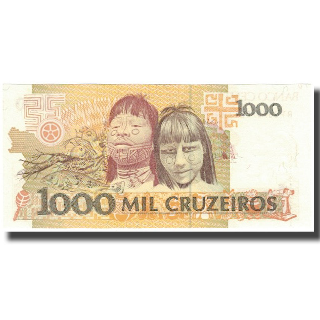 Banknot, Brazylia, 1000 Cruzeiros, KM:231b, UNC(65-70)