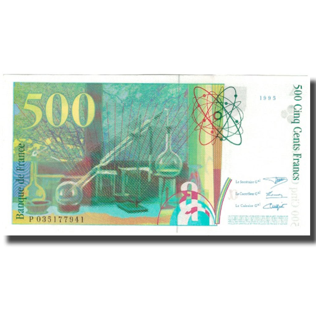 France, 500 Francs, Pierre et Marie Curie, 1995, UNC(63), Fayette:76.2, KM:160a