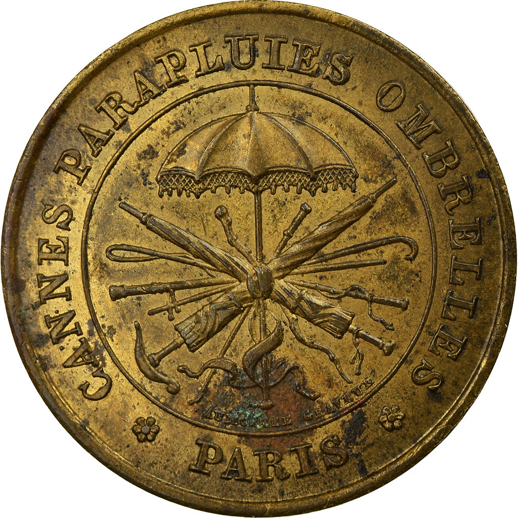 Frankreich, Token, Publicité et jetons publicitaires,  Farge, Parapluies, SS+
