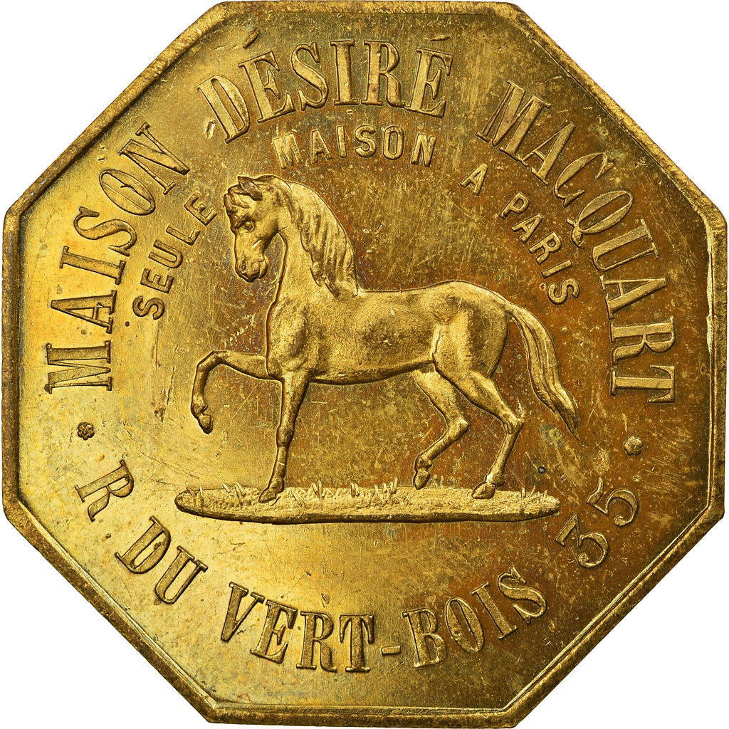 France, Token, Publicitaire, Maison Macquart, Equarisseur à Paris, MS(60-62)