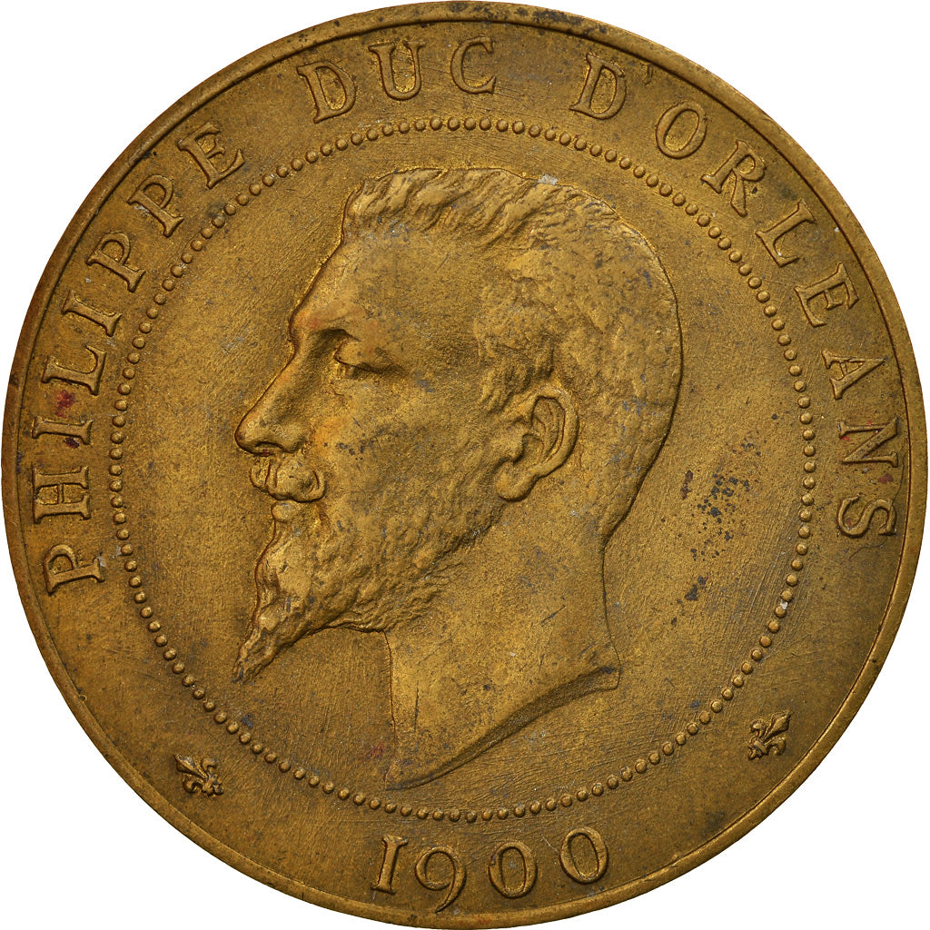 France, Token, Philippe Duc d'Orléans, History, 1900, AU(50-53), Copper