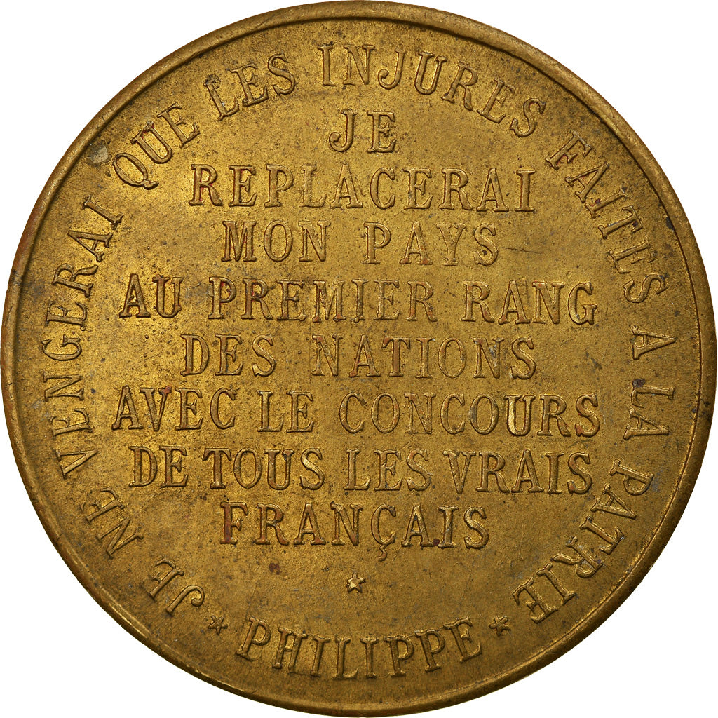 France, Token, Philippe Duc d'Orléans, History, 1900, AU(50-53), Copper