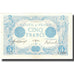 França, 5 Francs, Bleu, 1913-02-07, UNC(63), Fayette:2.14, KM:70