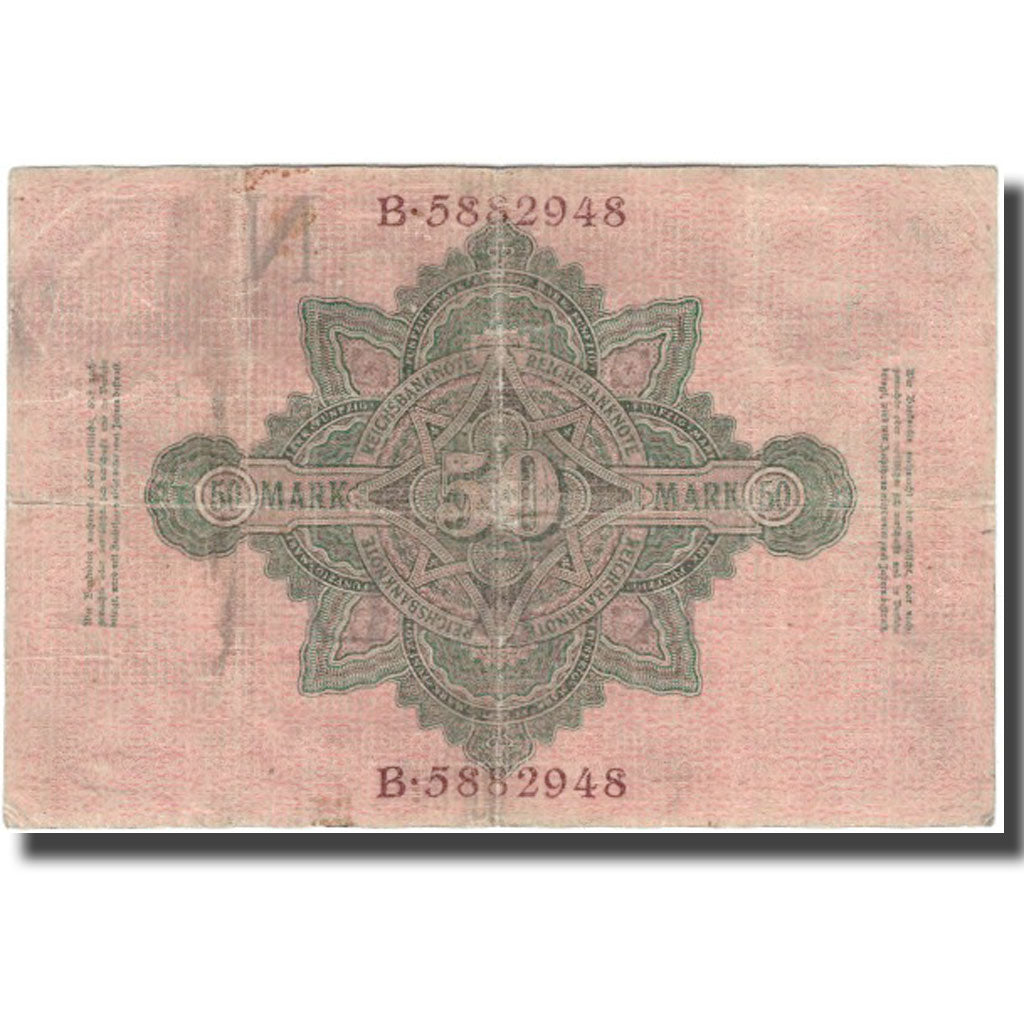 Banknote, Germany, 50 Mark, KM:41, VF(20-25)