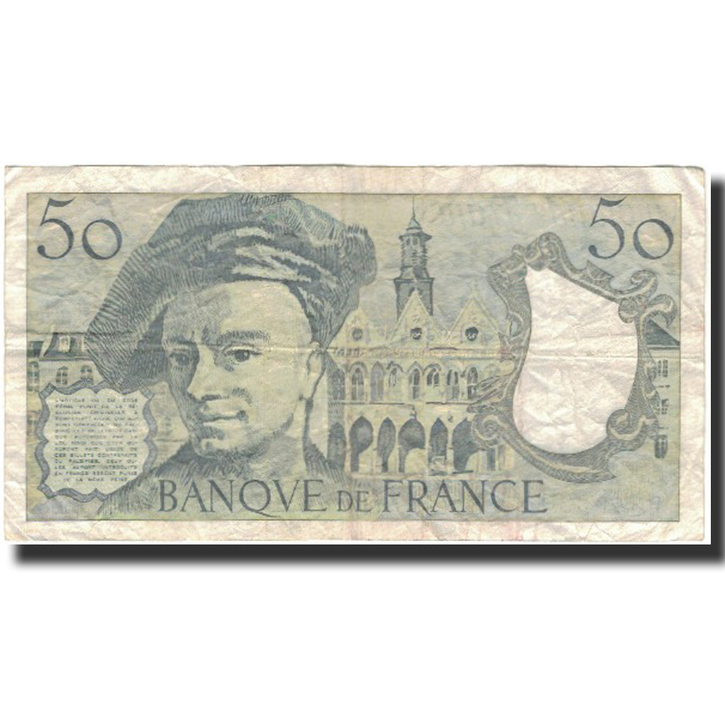 Frankreich, 50 Francs, Quentin de La Tour, 1991, S, Fayette:67.17, KM:152e