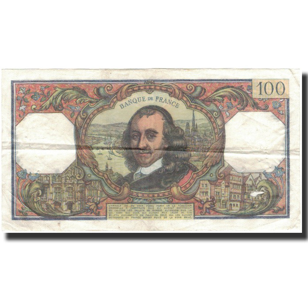 Frankrijk, 100 Francs, Corneille, 1976-3-4, TB, Fayette:65.52, KM:149f