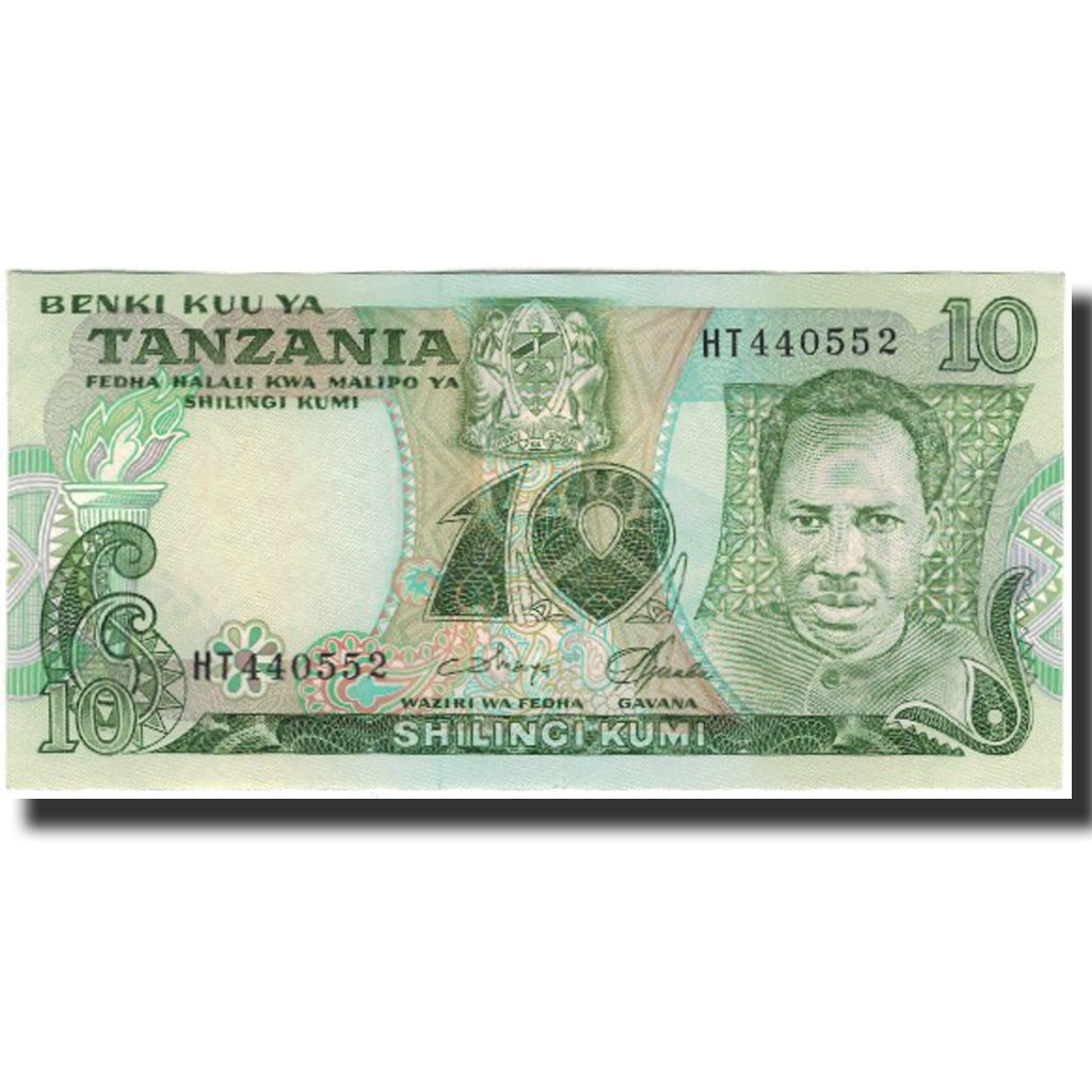 Billet, Tanzania, 10 Shilingi, KM:6c, NEUF