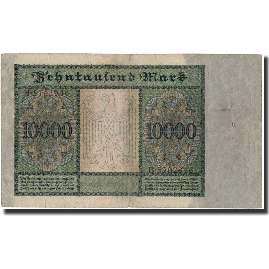 Banknote, Germany, 10,000 Mark, 1922, KM:70, VF(20-25)