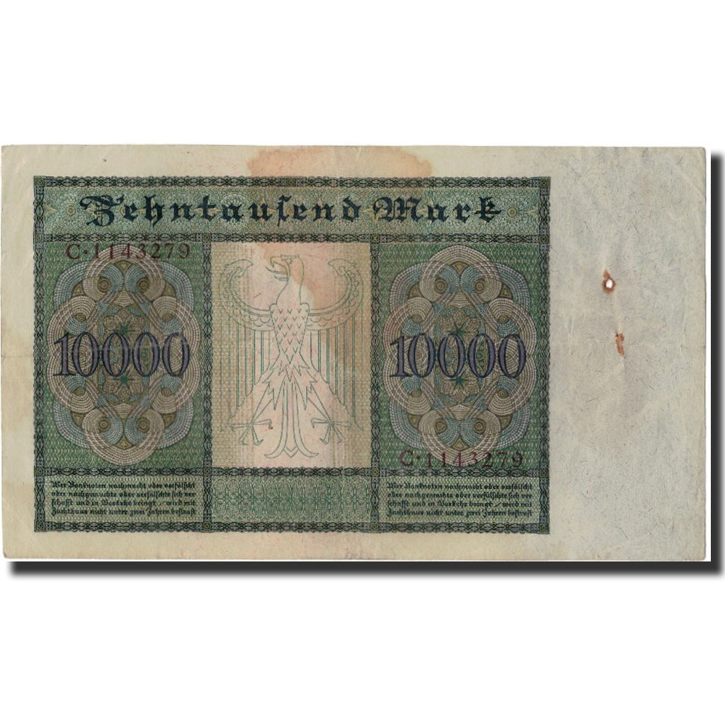 Banknote, Germany, 10,000 Mark, 1922, KM:70, VF(30-35)