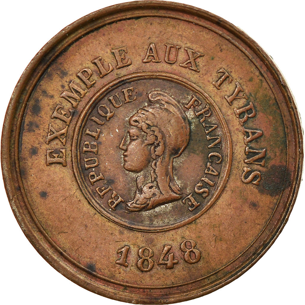 France, Jeton, Deuxième République, Révolution, Hommage aux Braves, History