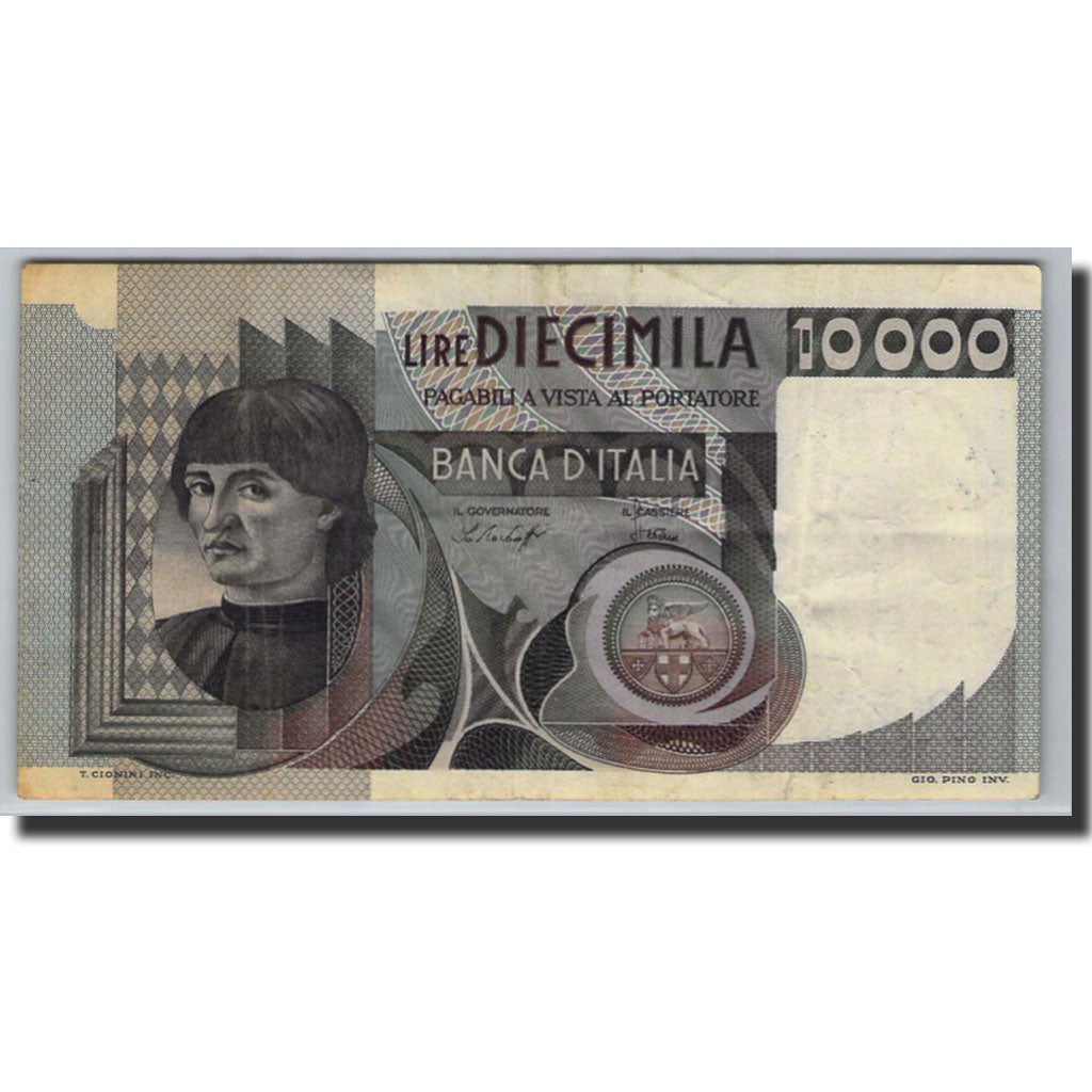 Banconote, Italia, 10,000 Lire, 1976-1979, KM:106a, 1978-12-29, BB