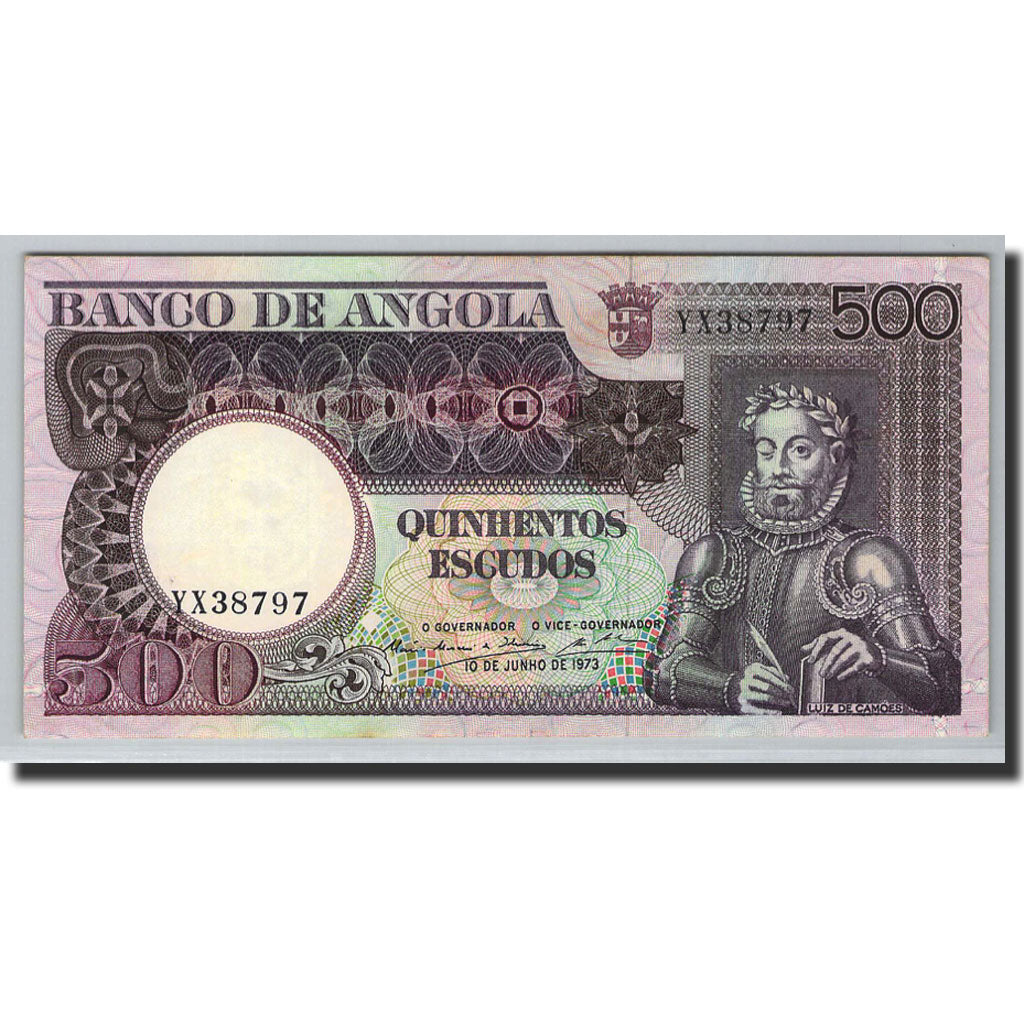 Banknote, Angola, 500 Escudos, 1973, 1973-06-10, KM:107, UNC(64)