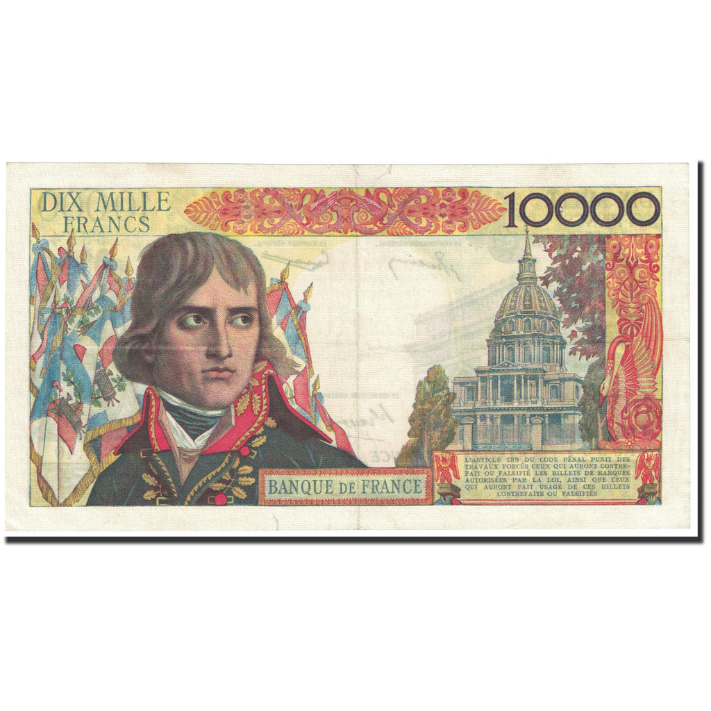 France, 10,000 Francs, 10 000 F 1955-1958 ''Bonaparte'', 1956, 1956-11-02