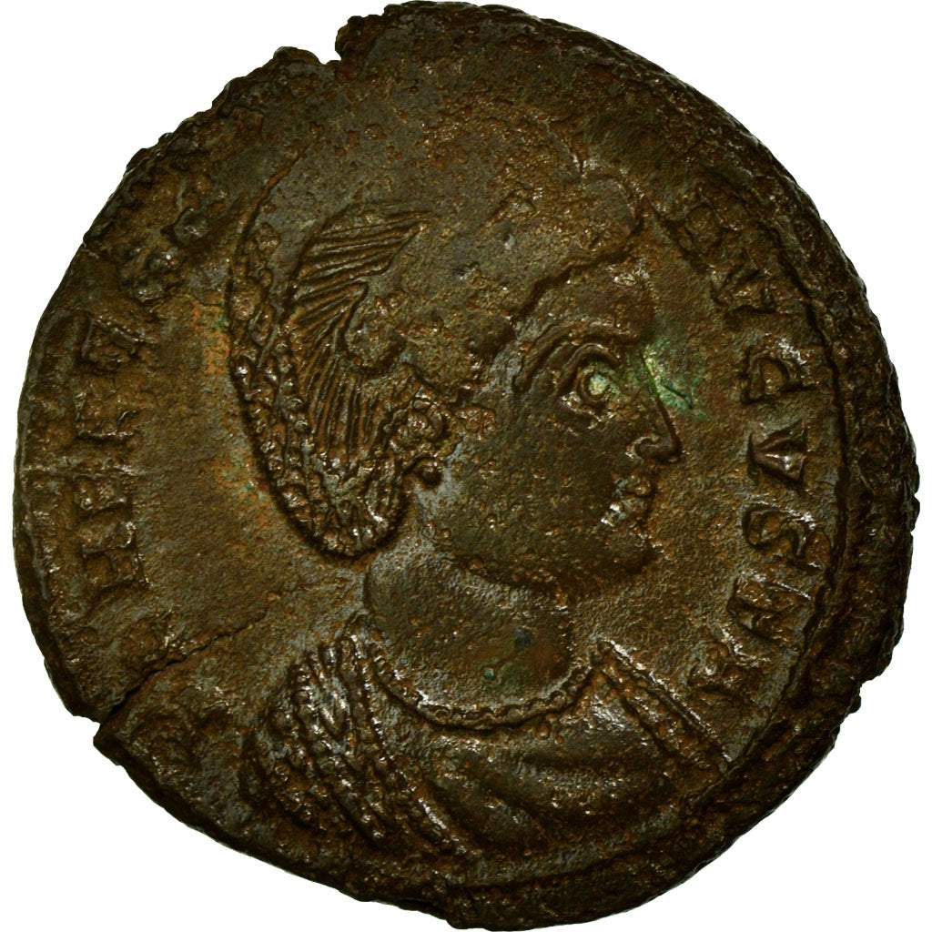 Helena, Nummus, Trier, Bronze, VF(30-35), Cohen:12