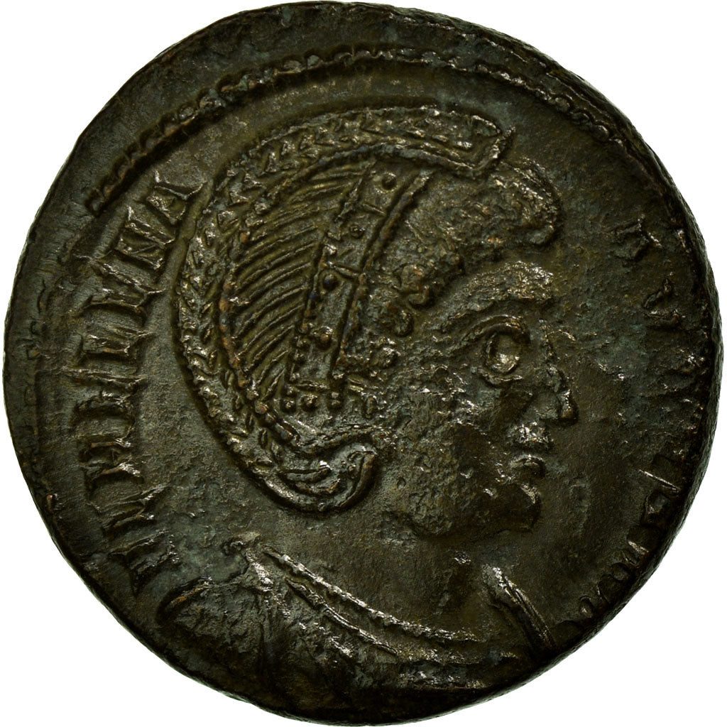 Helena, Nummus, Trier, Bronze, AU(55-58), Cohen:12