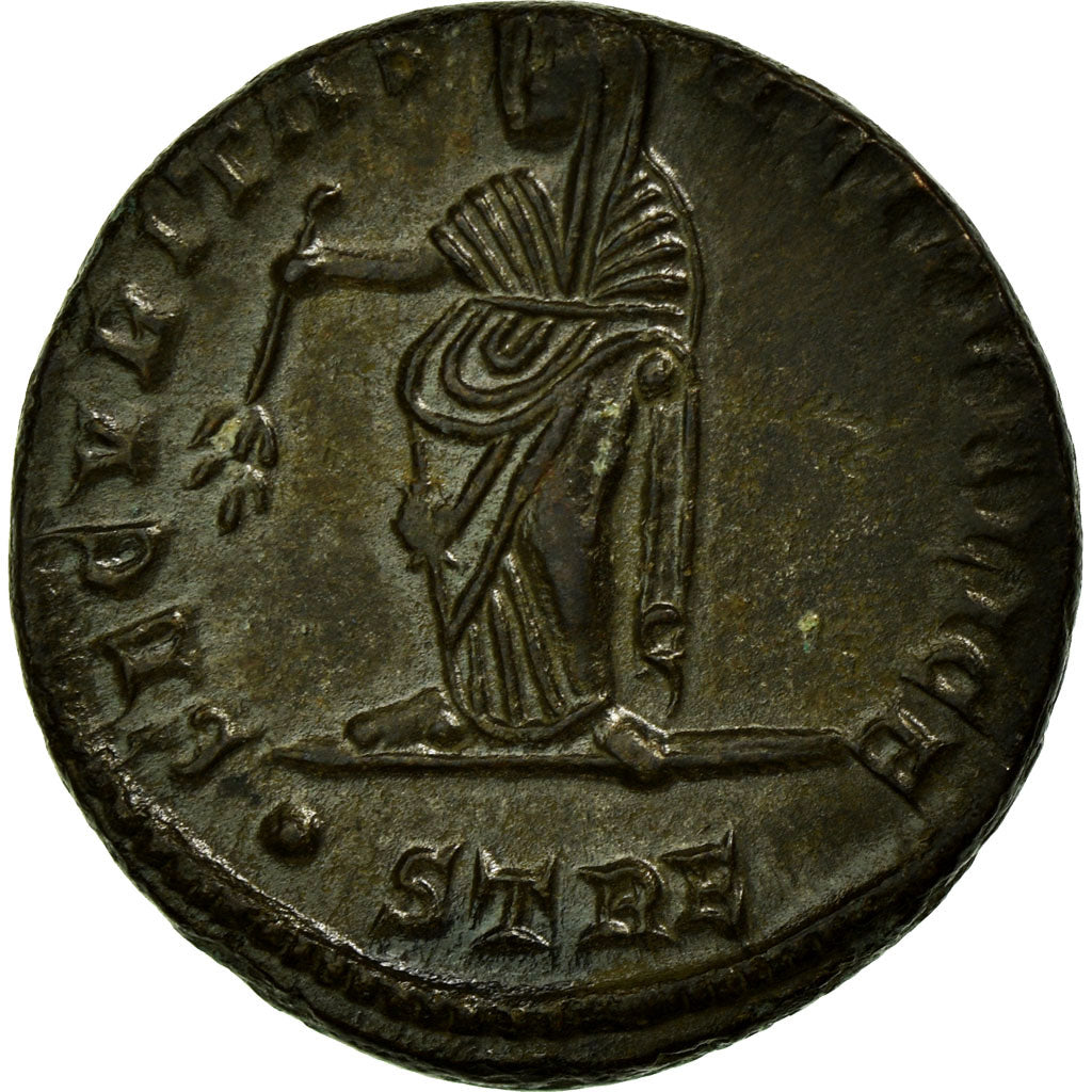 Helena, Nummus, Trier, Bronze, AU(55-58), Cohen:12