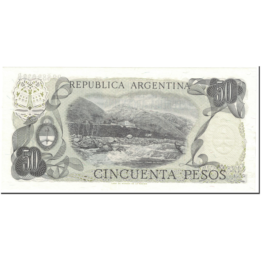 Banknote, Argentina, 50 Pesos, 1978, Undated (1978), KM:301a, UNC(65-70)