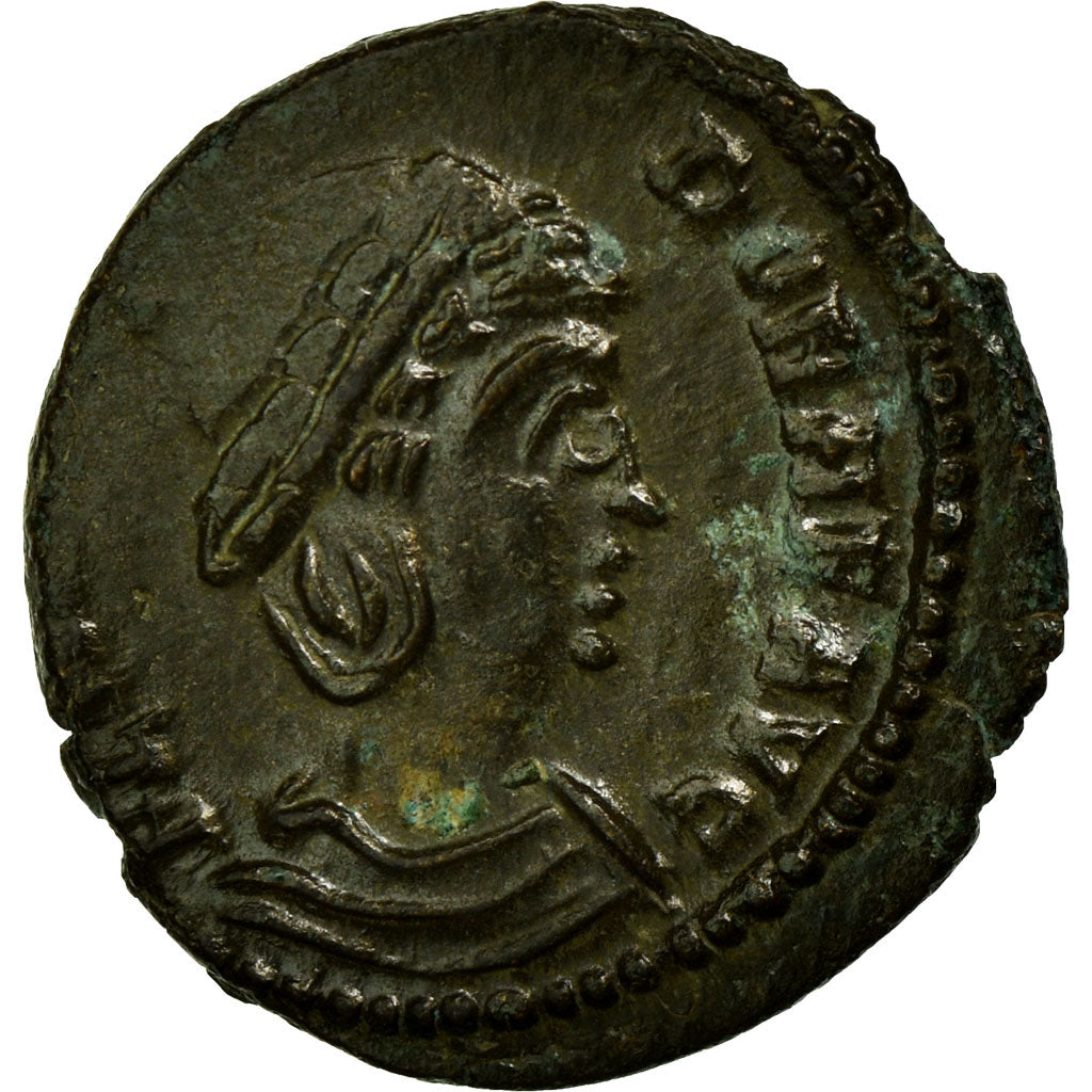 Theodora, Nummus, Trier, Bronze, EF(40-45), Cohen:4