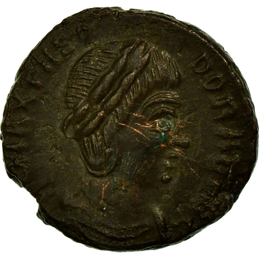 Theodora, Nummus, Bronze, VF(30-35), Cohen:4