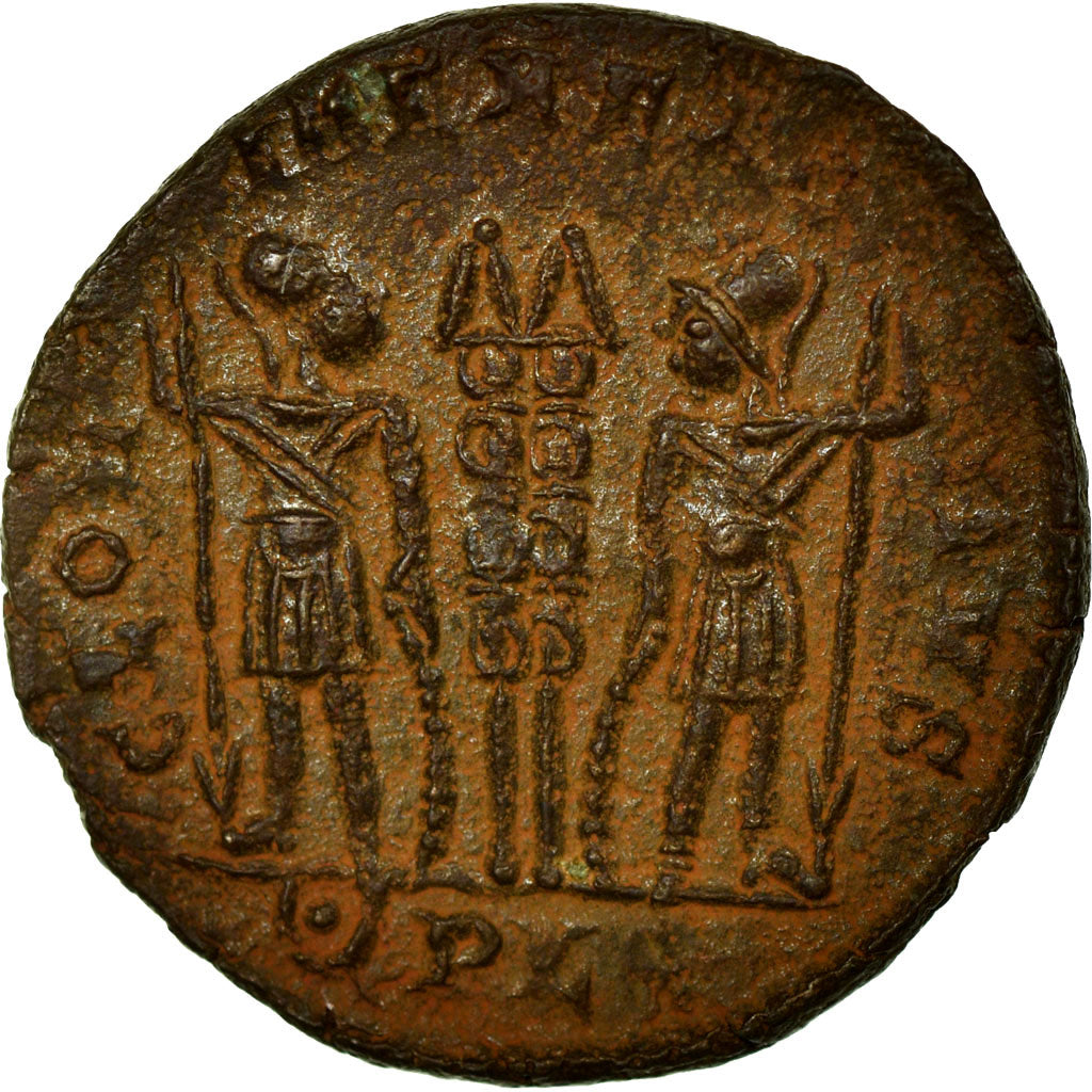 Constantine II, Nummus, London, Bronze, AU(55-58), Cohen:122