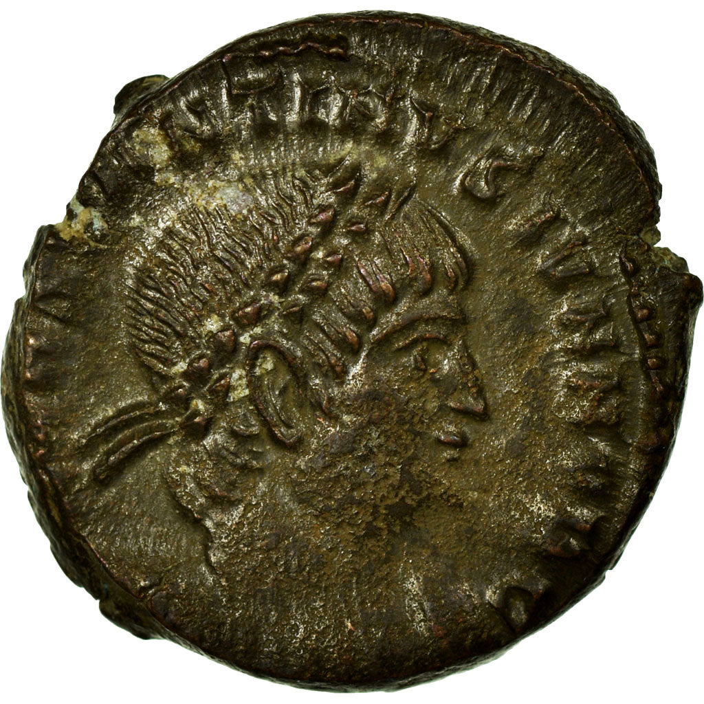 Constantine II, Nummus, Trier, Bronze, AU(50-53), Cohen:122