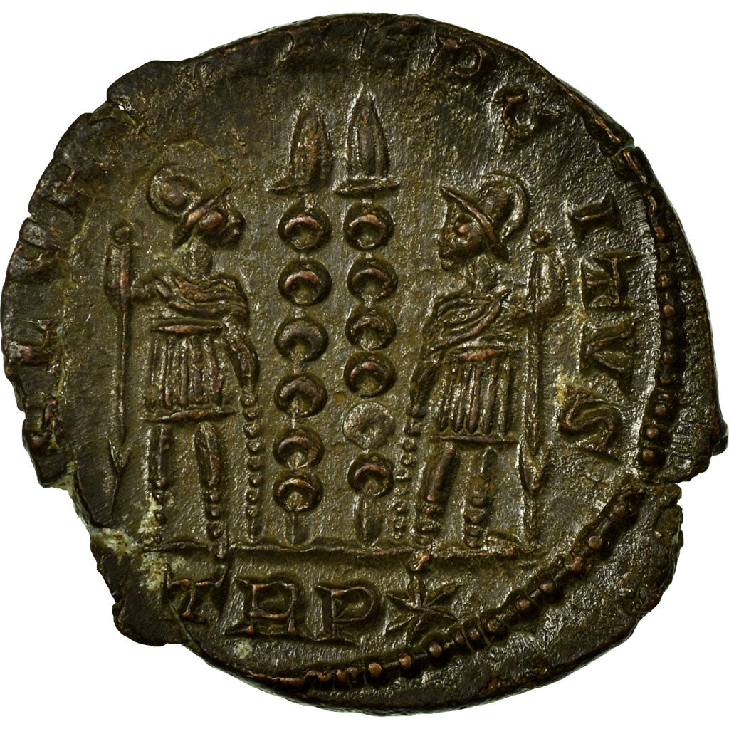 Constantine II, Nummus, Trier, Bronze, AU(50-53), Cohen:122