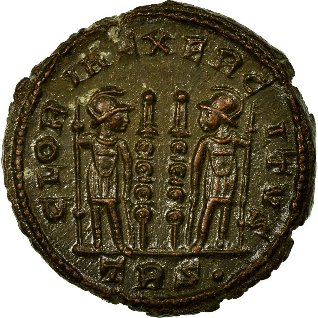 Constantine II, Nummus, Trier, Bronze, AU(55-58), Cohen:122