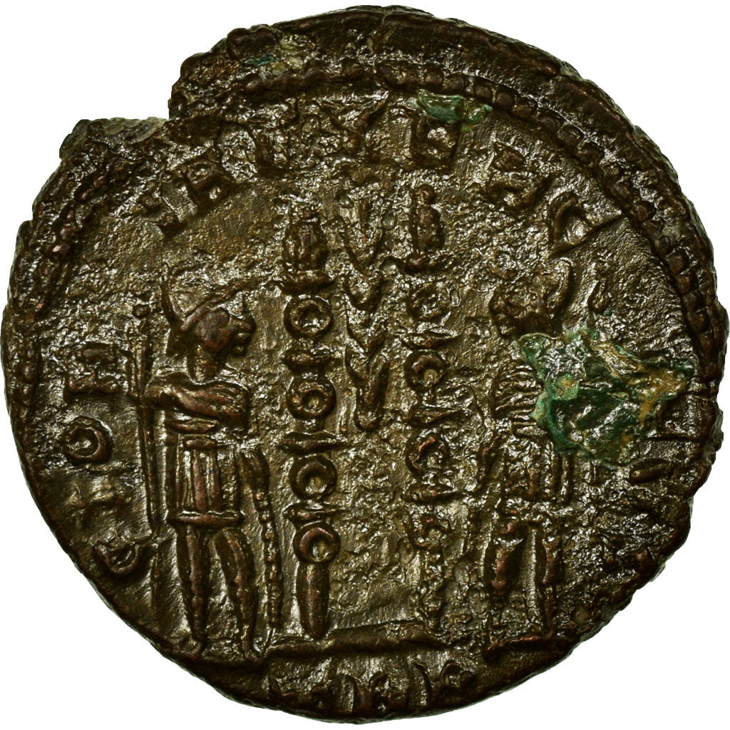Constantine II, Nummus, Trier, Bronze, EF(40-45), Cohen:127