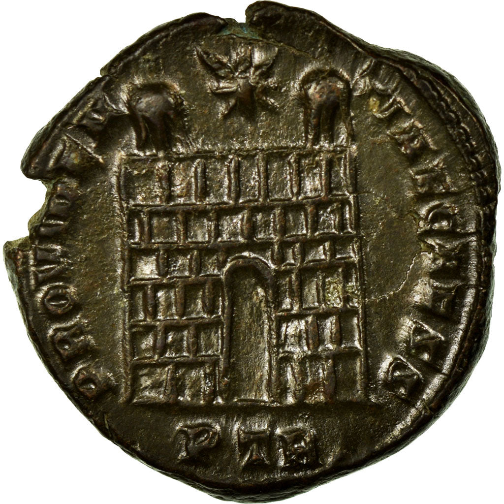 Constantine II, Nummus, Trier, Bronze, AU(50-53), Cohen:165
