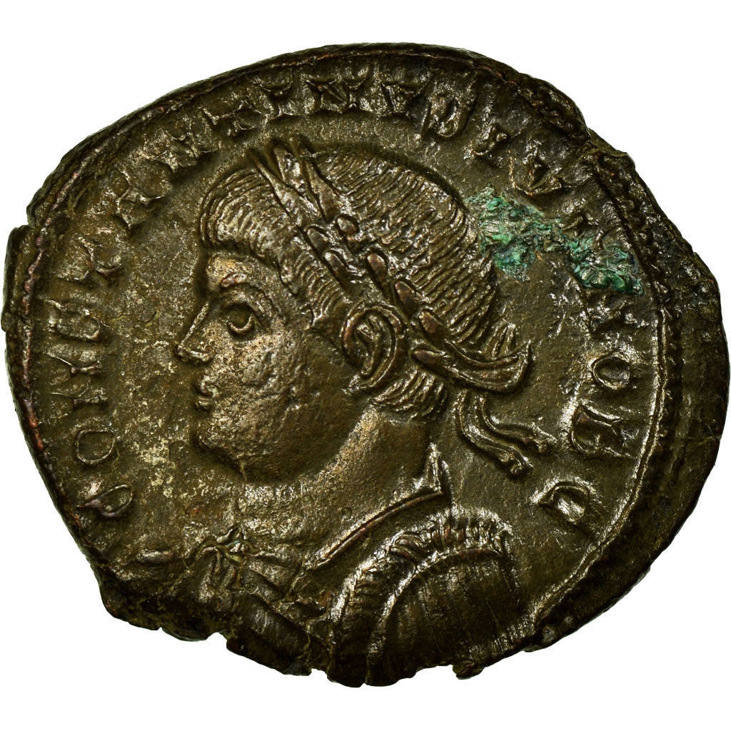 Constantine II, Nummus, Trier, Bronze, AU(55-58), Cohen:165