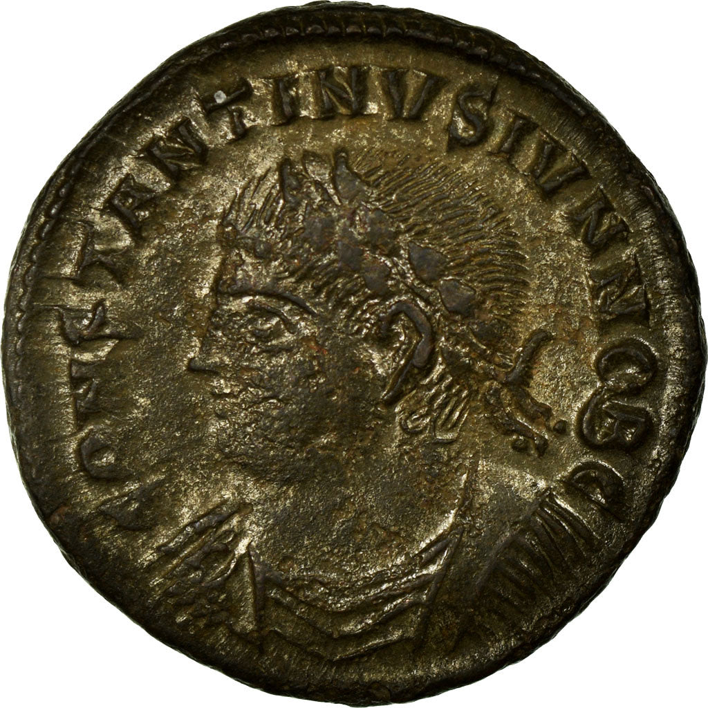 Constantine II, Nummus, Thessalonica, Bronze, AU(55-58), Cohen:165