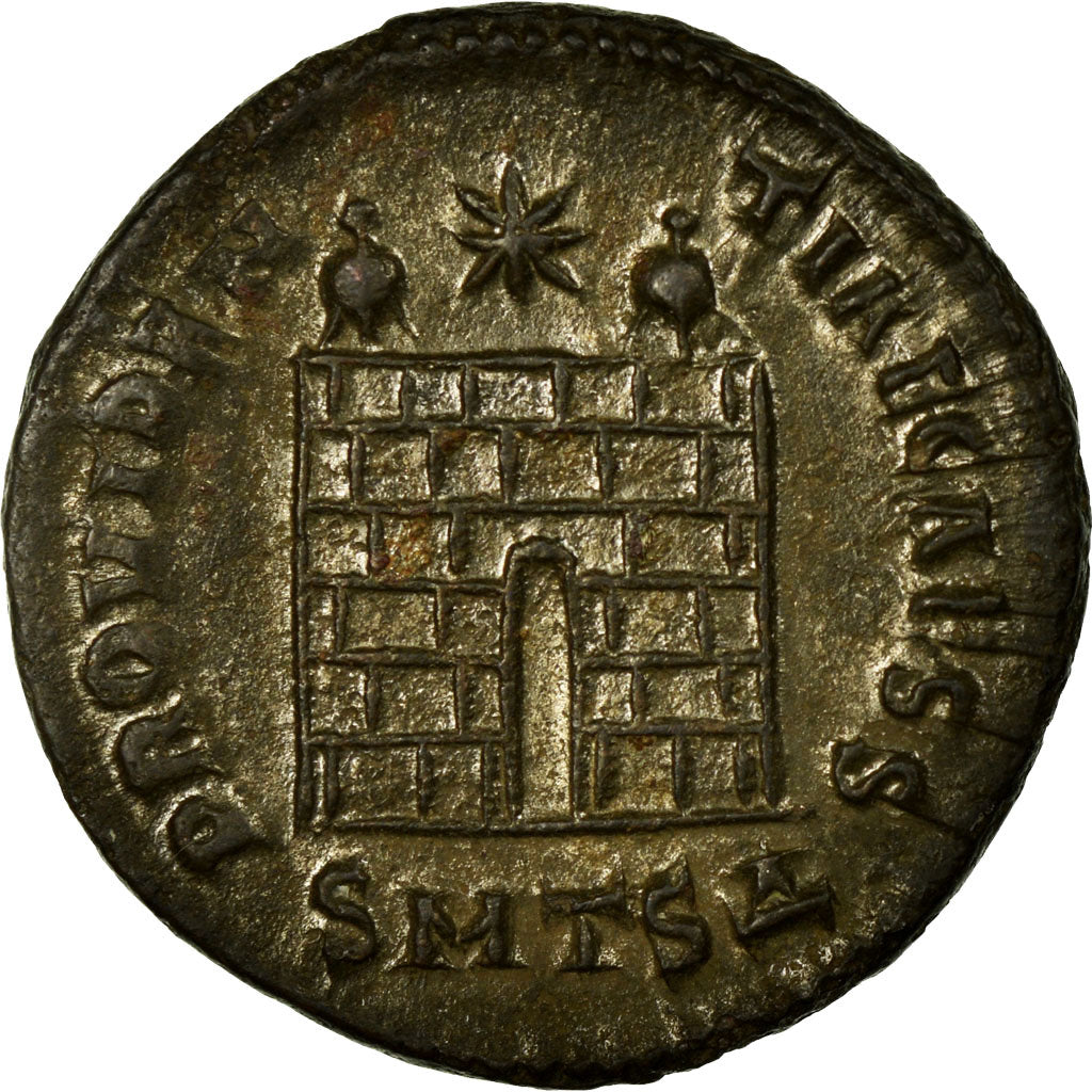 Constantine II, Nummus, Thessalonica, Bronze, AU(55-58), Cohen:165