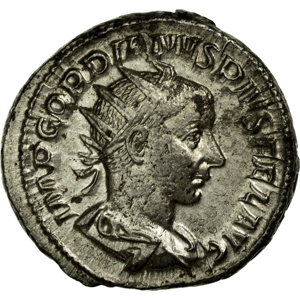Gordian III, Antoninianus, Bilon, AU(55-58), Cohen:242