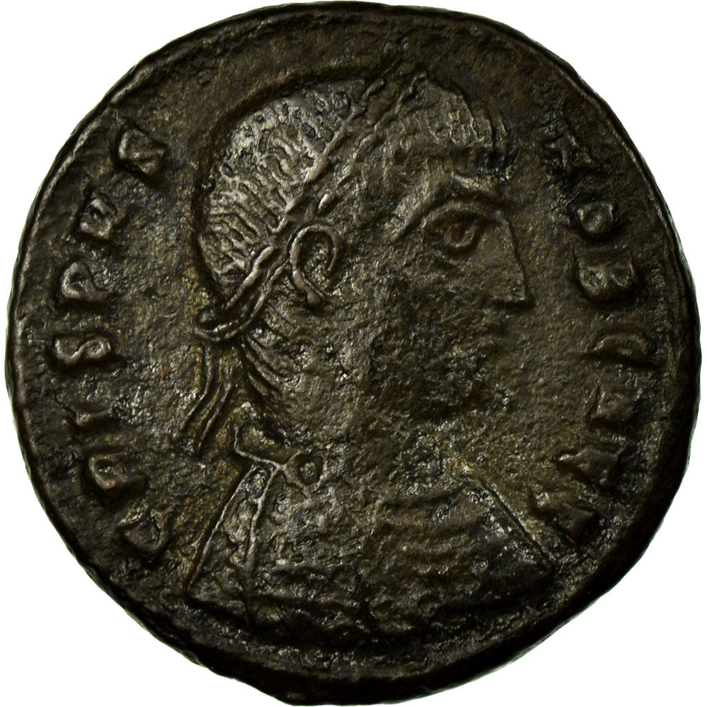 Crispus, Nummus, Cyzicus, Copper, EF(40-45), Cohen:116