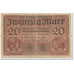 Banknote, Germany, 20 Mark, 1918, 1918-02-20, KM:57, VF(30-35)