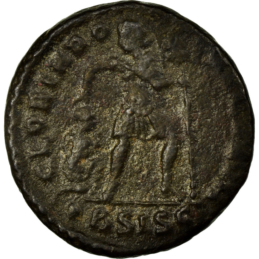 Valens, Nummus, Siscia, Copper, AU(50-53), Cohen:11