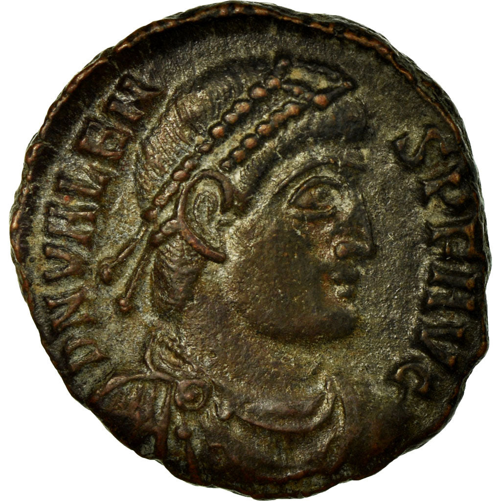 Valens, Nummus, Siscia, Copper, AU(55-58), Cohen:47