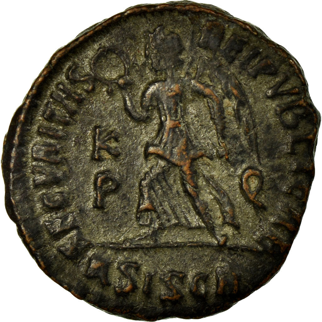 Valens, Nummus, Siscia, Copper, AU(55-58), Cohen:47