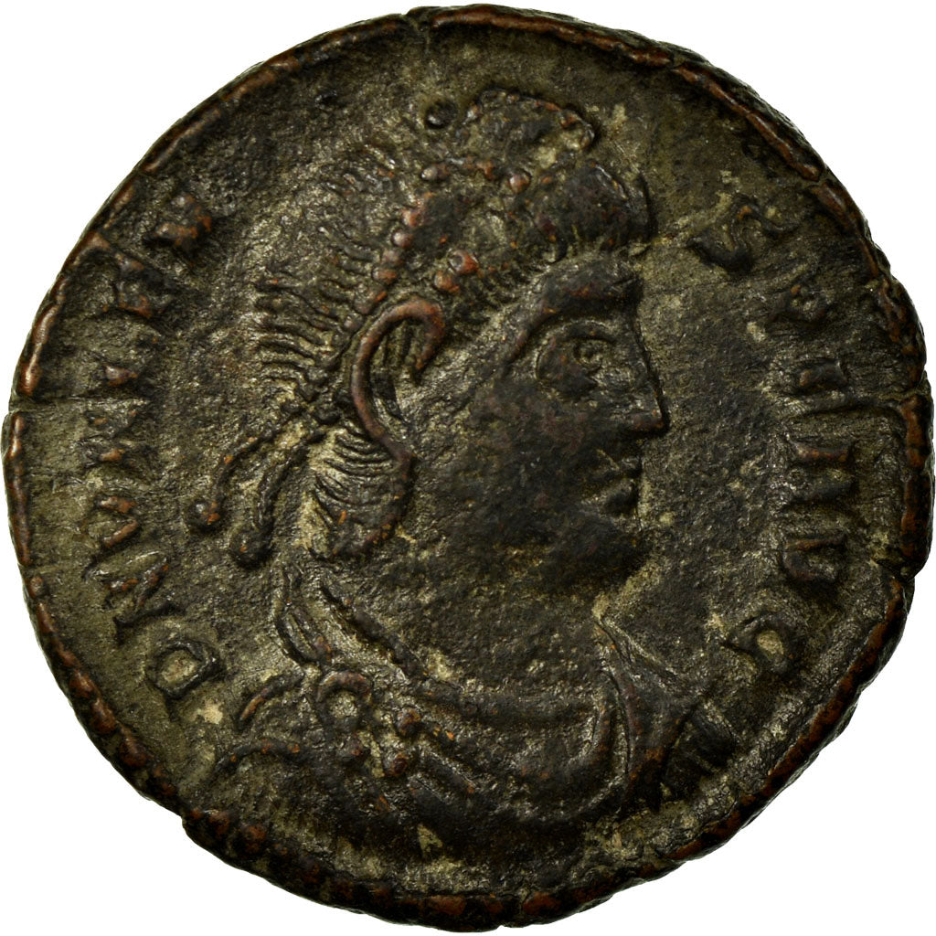 Valens, Nummus, Siscia, Copper, AU(55-58), Cohen:47
