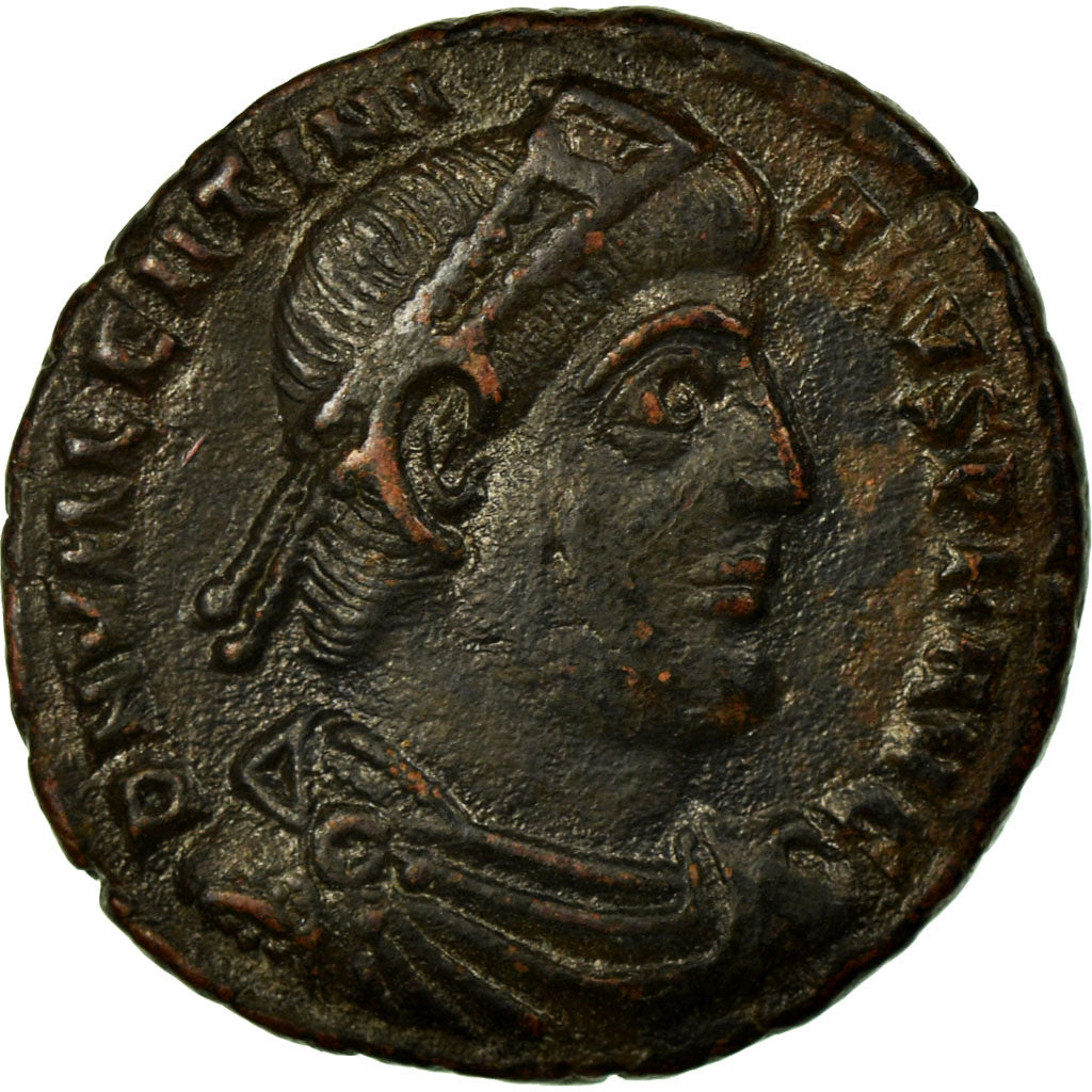 Valentinian I, Nummus, Siscia, Copper, AU(50-53), Cohen:12