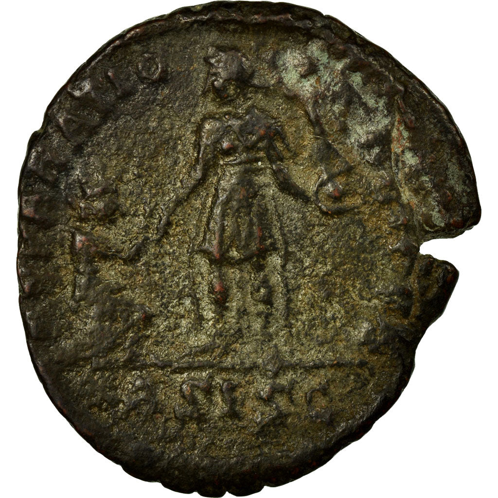 Valentinian II, Maiorina, Siscia, Copper, EF(40-45), Cohen:26