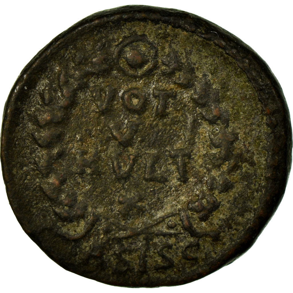 Valentinian II, Nummus, Siscia, Copper, AU(55-58), Cohen:68