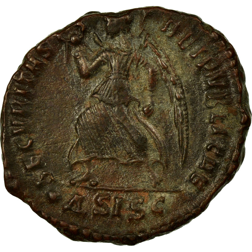 Valentinian I, Nummus, Siscia, Copper, AU(55-58), Cohen:37