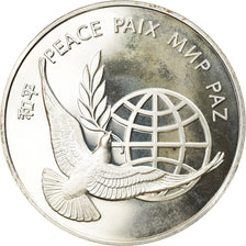 France, Medal, Les Nations Unies, La Paix, 1972, MS(64), Silver